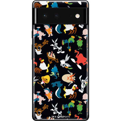 Looney Tunes Identity Pattern Google Pixel 6 Skin